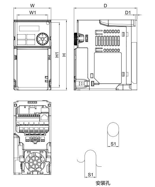 臺(tái)達(dá)變頻器VFD1A6MH21ANSAA